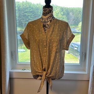 Short sleeve lightweight blouse Sz S